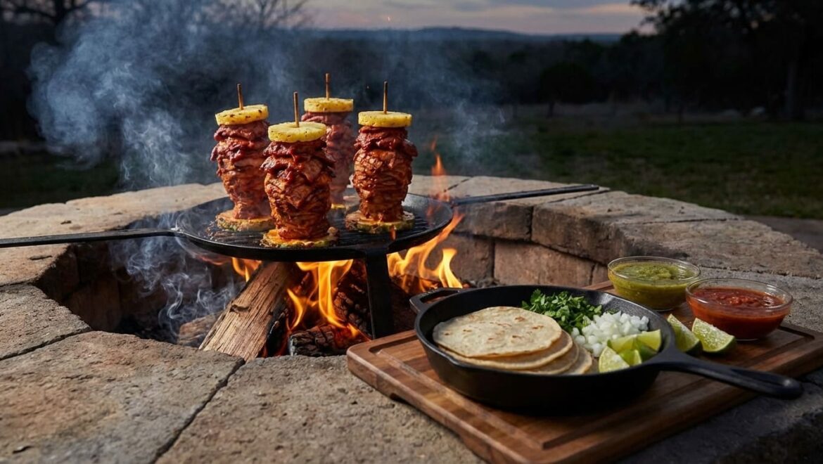 Receta mini trompitos al pastor al fogón