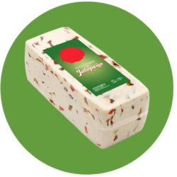 Queso tipo Chihuahua con jalapeños